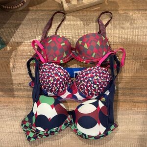 Multicolor Patterned Bra Naja.